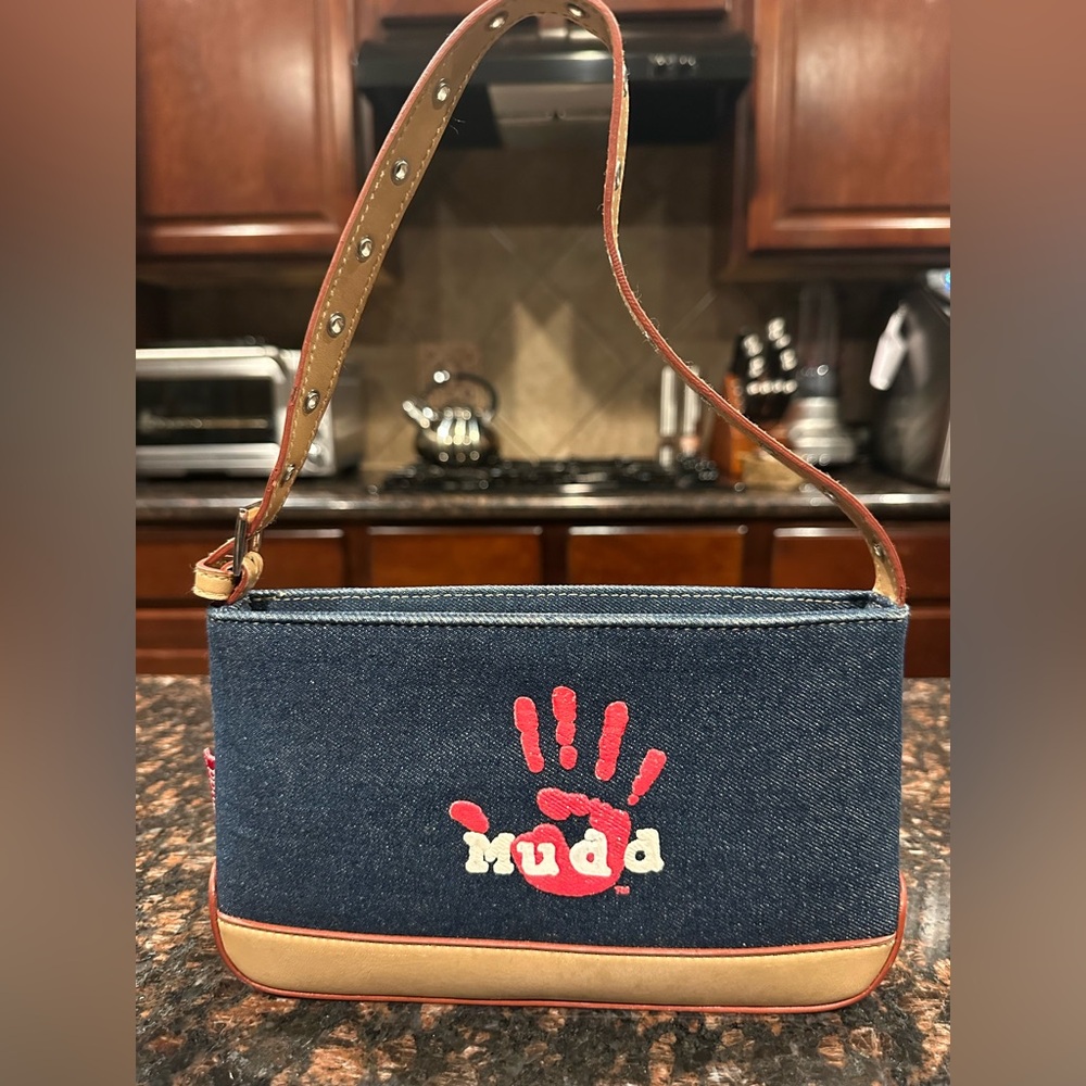 Vintage Y2k Mudd Blue Denim Handbag
